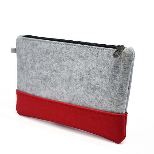 Customized Felt Pouch with Zipper