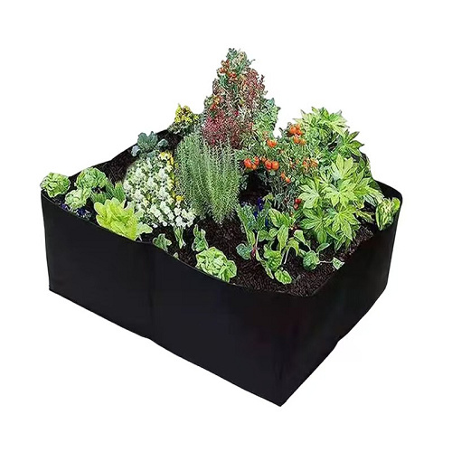 Felt plant container box 