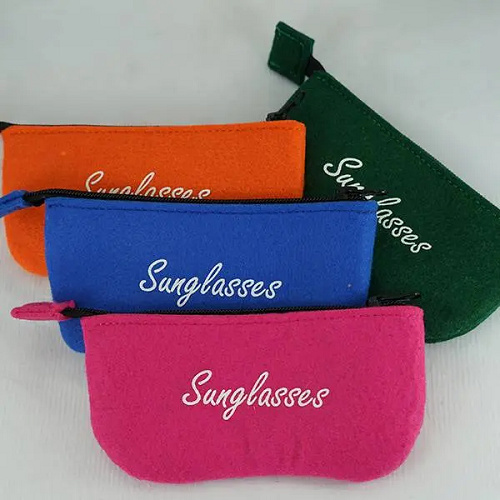 amazon selling oem logo sunglass felt pouch