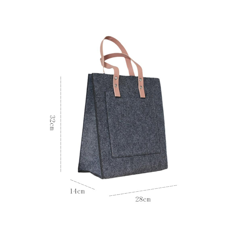  large capacity portable environmental protection felt shopping bag