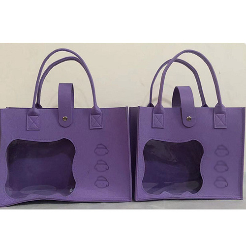 Customized felt handbag Felt tote bag