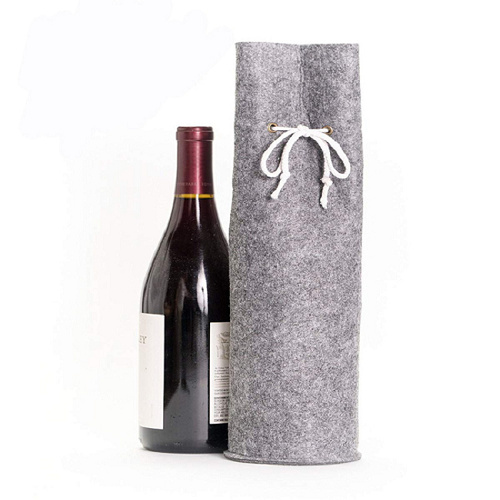 portable felt wine bottle bag