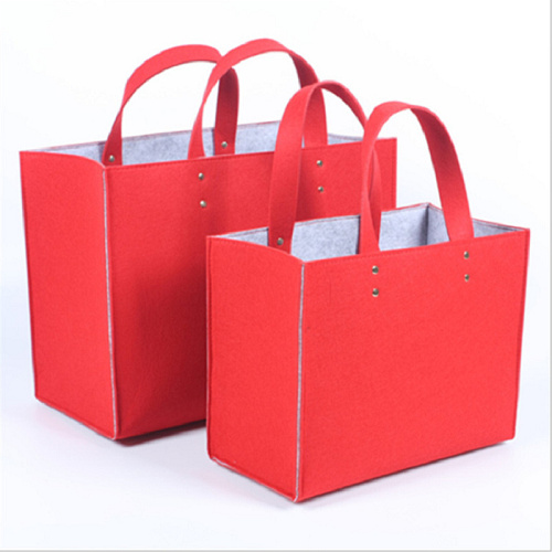 Soft and Sturdy Felt Bag with double color