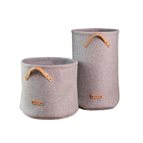  Foldable Felt Storage Basket Bucket 