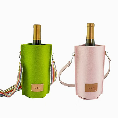 portable single bottle carrier for outside